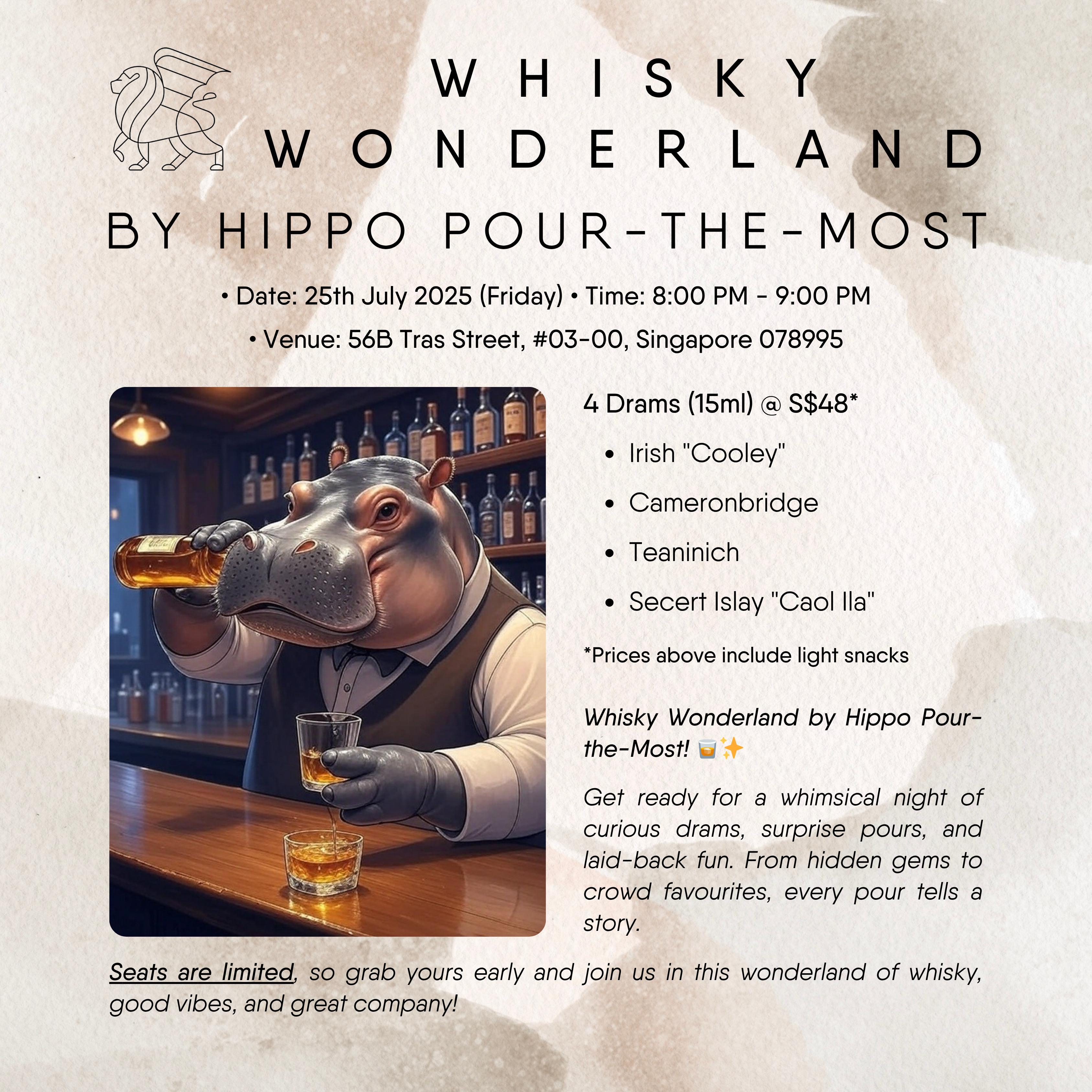 Whisky Wonderland by Hippo Pour-The-Most